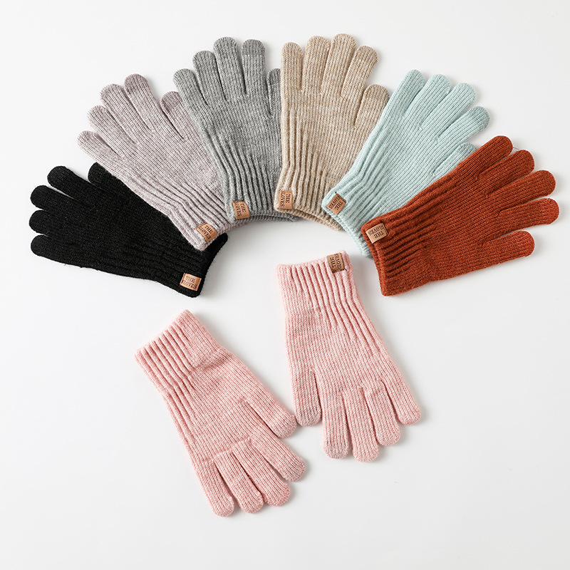 Wool Glove Lined - Luvas de inverno para mulher, com