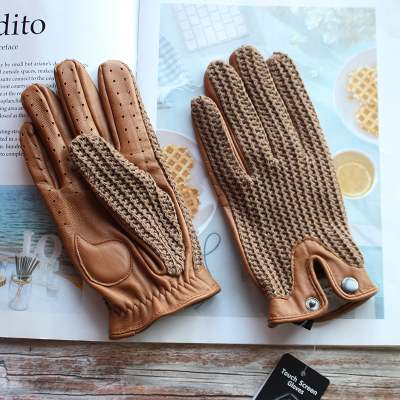 Luvas de Couro Masculinas de A - Leather Driving Glove avaliação e preço