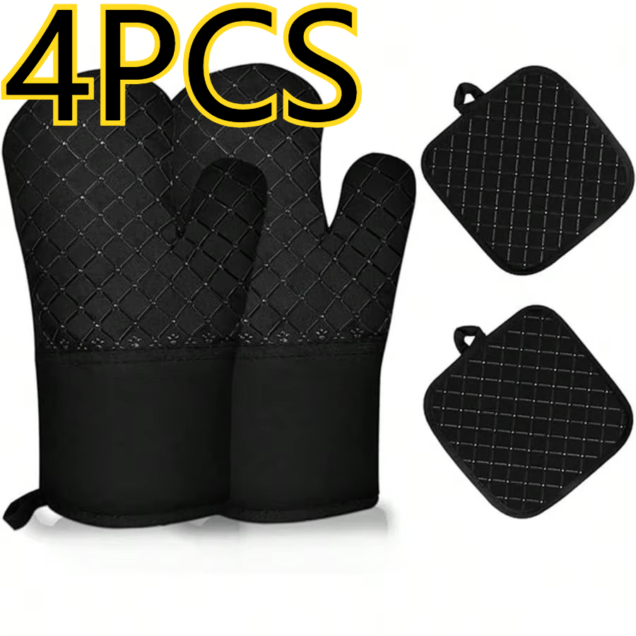 4 luvas de silicone para forno - Heat Resistant Glove avaliação e preço