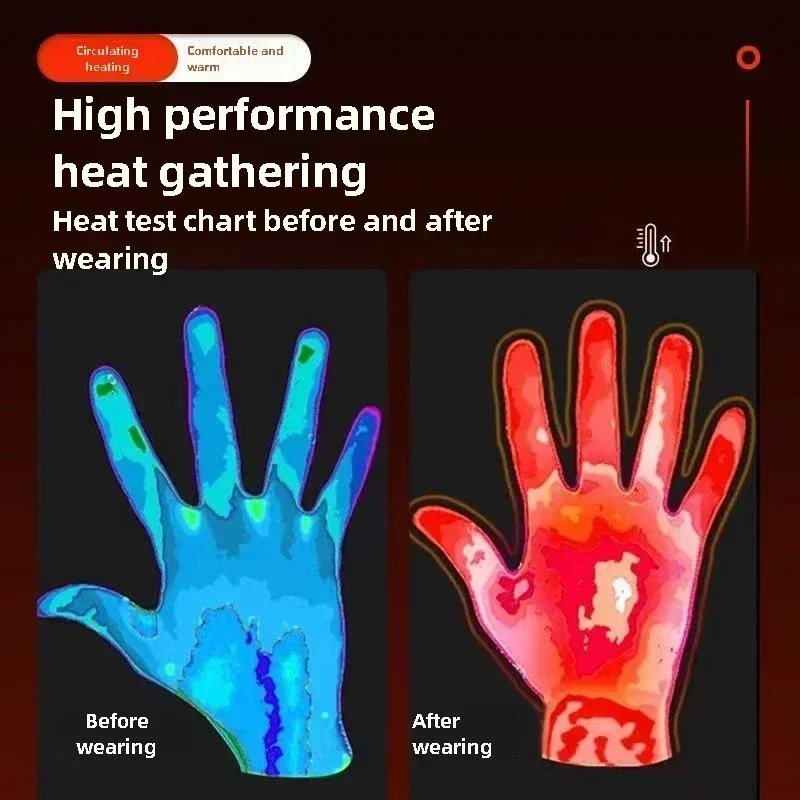 Luvas aquecidas aquecedor de m - Ski Glove Waterproof avaliação e preço