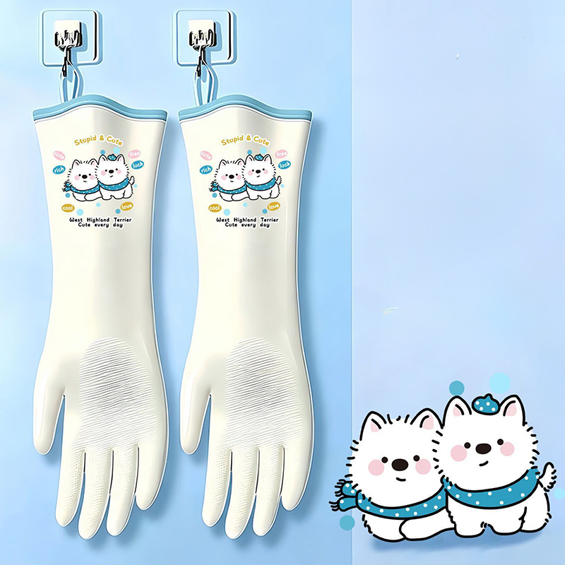 Luvas de Nitrila para Lavar Lo - Dish Glove Rubber avaliação e preço